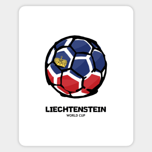 Liechtenstein Football Country Flag Sticker